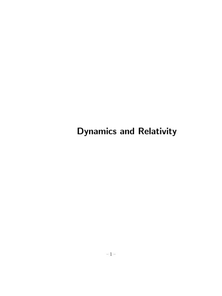 Classical Mechanics 1 | PDF | Classical Mechanics | Force