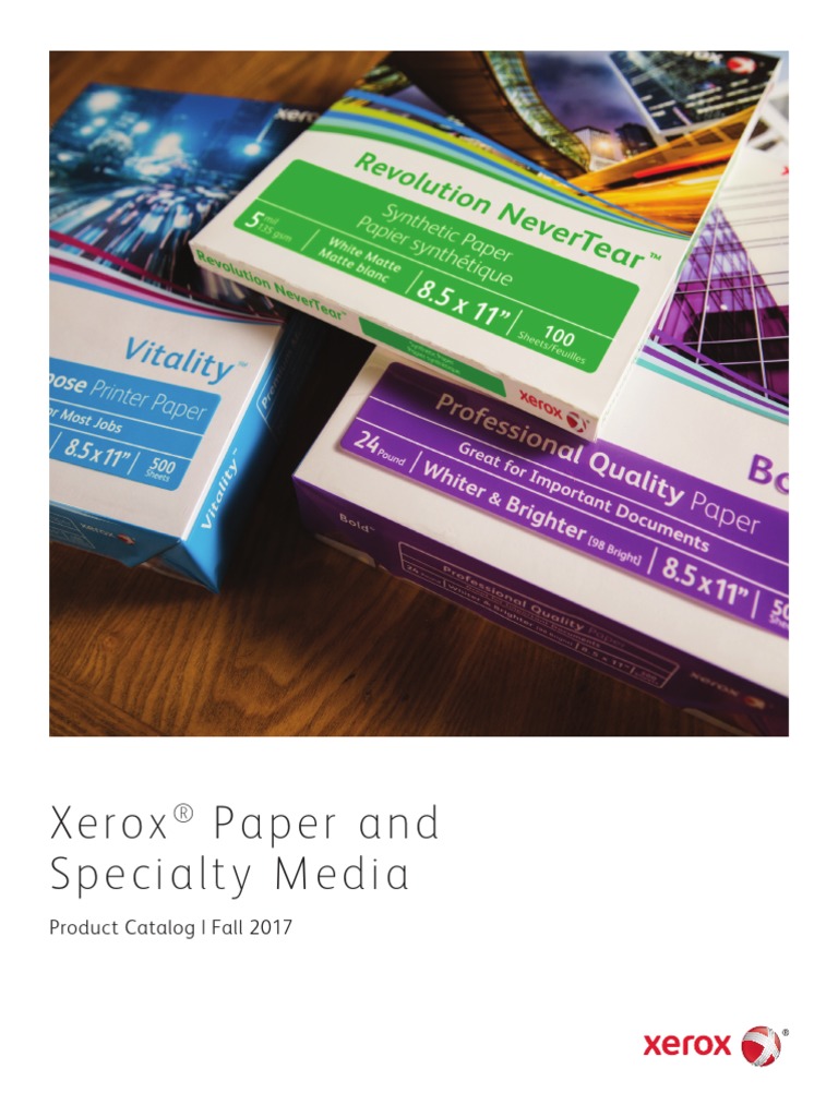 Xerox® Revolution NeverTear™ White 5 Mil Synthetic Matte Paper 8.5x11 in.  100 Sheet Pack