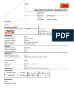 Calculation Sheet For Ramset Anchors