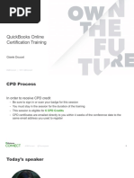 08 QuickBooks Online Certification Part 1-2 Training Instructor-Gisele Doucet