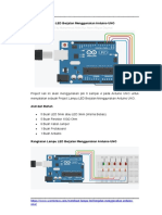 Membuat Lampu LED Berjalan Menggunakan Arduino UNO