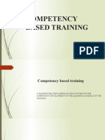 Competency Based Training