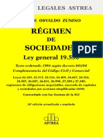 Zunino Jorge - 2019 - Régimen de Sociedades