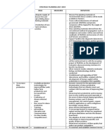 Strategic Planning Sample