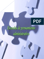 Escuelas de pensamiento administrativo