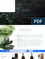 Vedant: Marketing Research & Planning