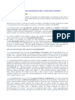 Neurosicoeducación e Inteligencia Emocional para Niños