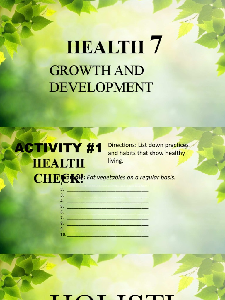Holistic Health Pdf