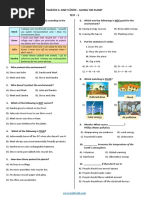 Saving the Planet Test Answers