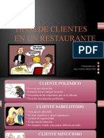 TIPOS DE CLIENTES Trabajo Marta Lombana