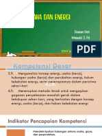 Materi 1 Usaha, Energi, Hubungan Usaha Dengan Energi