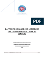 Rapport Danalyse Du Marche Des Telecommunications Au Senegal en 2018 0