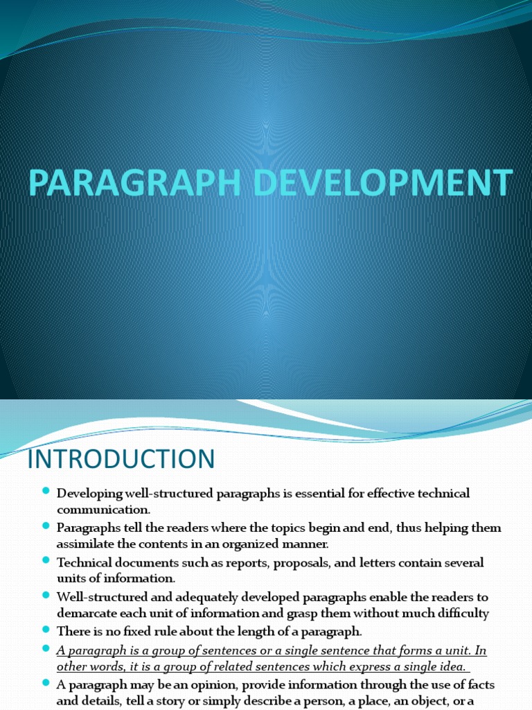 Structuring Effective Paragraphs | PDF | Paragraph | Mummy