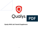 Qualys WAS Lab Tutorial Supplement
