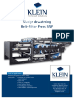 Sludge Dewatering: Belt-Filter Press SNP