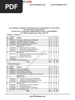 JNTUA - M Tech - R17 - JNTUA M.Tech Regulation R17 Civil Computer Aided Structural Engineering Course Structure Syllabus