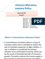 Contrationary Monetary Policy Group-1