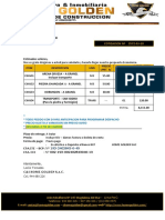 Cotización de materiales de construcción