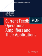 (Analog Circuits and Signal Processing) Raj Senani, D. R. Bhaskar, A. K. Singh, V. K. Singh (Auth.) - Current Feedback Operational Amplifiers and Their Applications-Springer-Verlag New York (2
