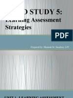 Field Study 5:: Learning Assessment Strategies