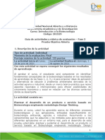 Biotecnología UNAD Curso Prueba Objetiva