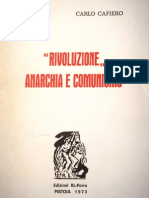 Rivoluzione, Anarchia e Comunismo Di Carlo Cafiero