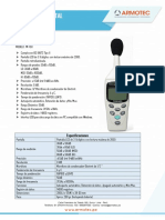 Sonómetro Digital - TM-103