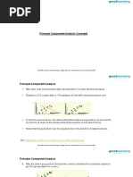 Principal Component Analysis Concepts