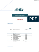 Employment Laws: Topics & Assignments Readings Week