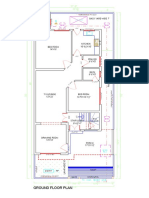 Ground Floor Plan: Bath 5'-6"X6'-7 " Back Yard Wide 7'