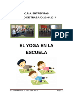 El Yoga en La Escuela. Actividades