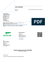 Boleto Oswaldo Booking Confirmation PNR Ref - 228225BB