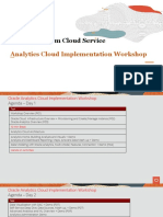 P01 - Analytics Cloud Workshop - Agenda 2020
