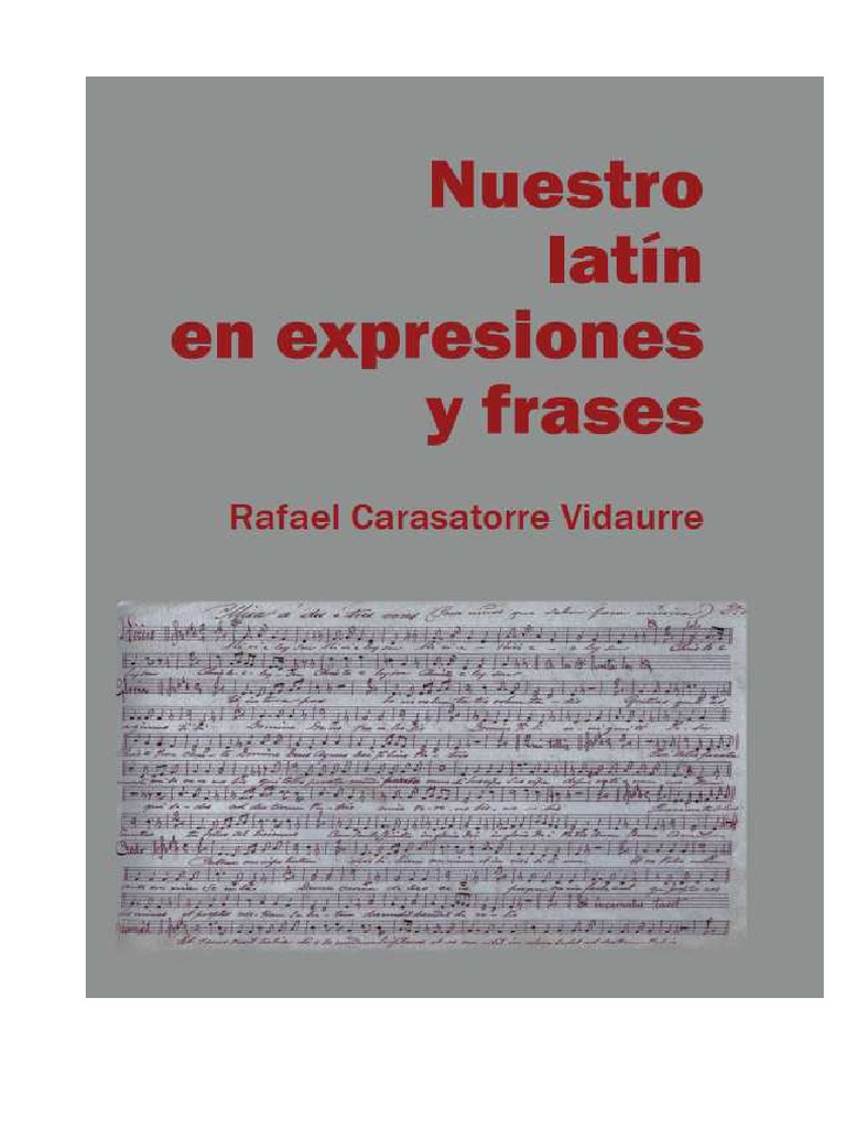 Nuestro Latin en Expresiones y Frases | PDF | Esencia | Roma antigua