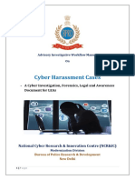 Investigative Workflow Manual On Cyber Harassment Cases - 2021