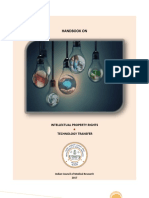 Handbook On Intellectual Property Rights and Technology Transfer
