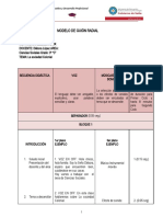 MODELO GUION RADIAL (Ejemplo)