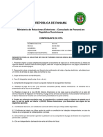 Ministerio de Relaciones Exteriores - Consulado de Panamá en República Dominicana