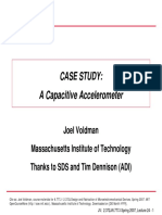 Case Study: A Capacitive Accelerometer