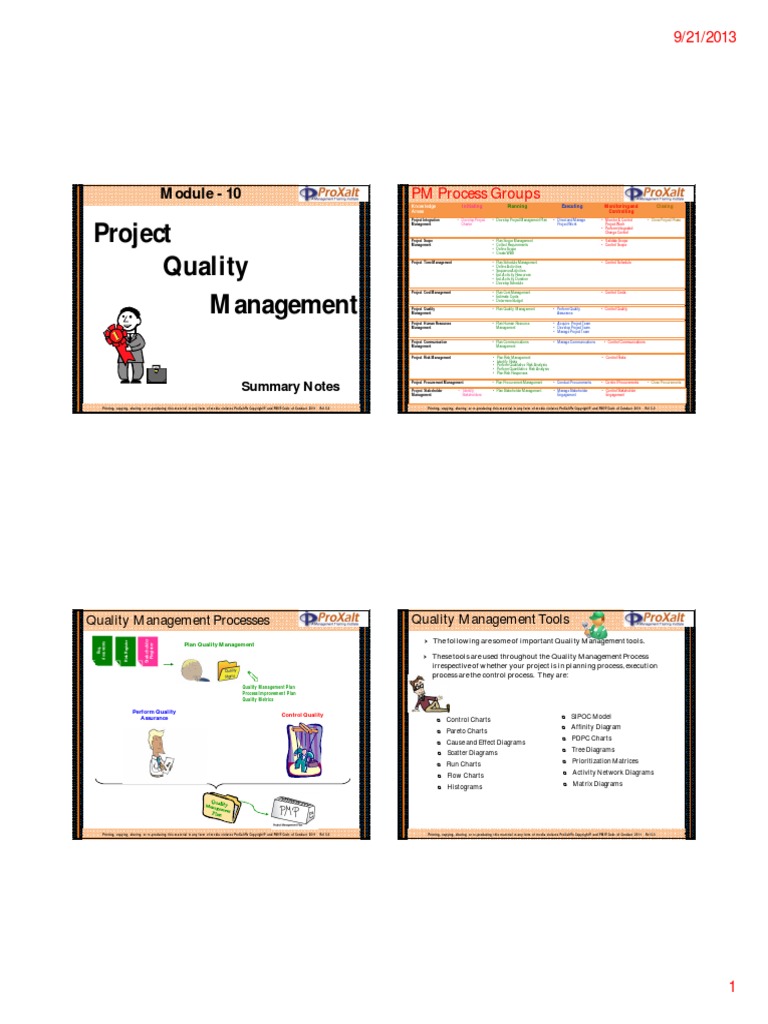 10 - Quality Management - 2013 - V5 | PDF | Project Management ...