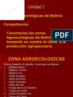 Zonas agroecologicas de Bolivia