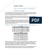 Simulado Final - Todo Conteudo Do Curso