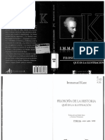 Filosofía de La Historia Kant