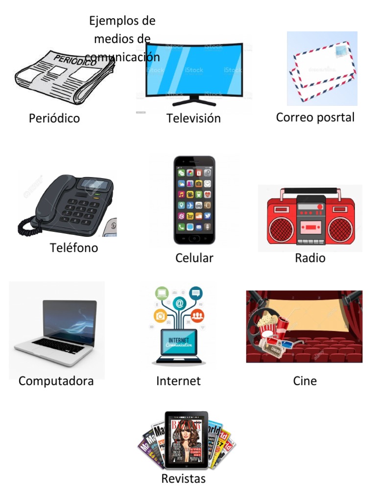Ejemplos de Medios de Comunicacion Animados