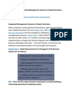 1-CREATIVITY - Integrated Management Systems A Simple Overview