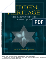 Hidden Heritage The Legacy of The Crypto-Jews