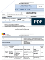 PCA - Planificación Curricular Anual - Sistemas Informaticos - Tercero