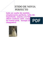 El Vestido de Novia Perfecto