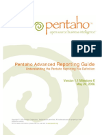 Pentaho Advanced Reporting Guide