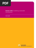 20011101_Review2001 - Headlining sustainable development